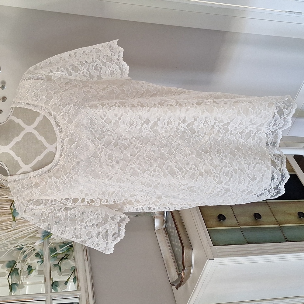 [L] VINTAGE cami / lace top